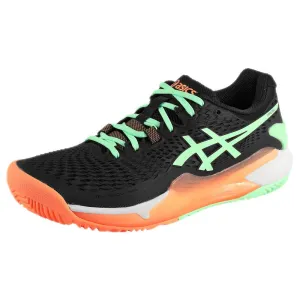 Ventilation Port System Durable Rubber Compound Asics Women's Gel-Resolution 9 - Padel - Black/Mint Tint