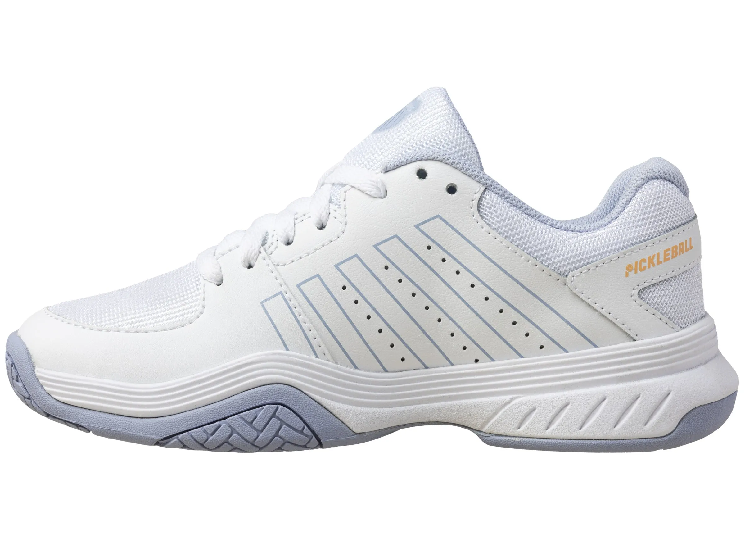 98552-958-M | COURT EXPRESS PICKLEBALL | WHITE/HEATHER/PEACH FUZZ Comfortable fit