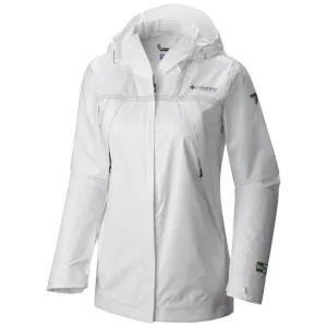 Columbia Women White OutDry Ex ECO Tech Shell Cool Ready Fashion Finish