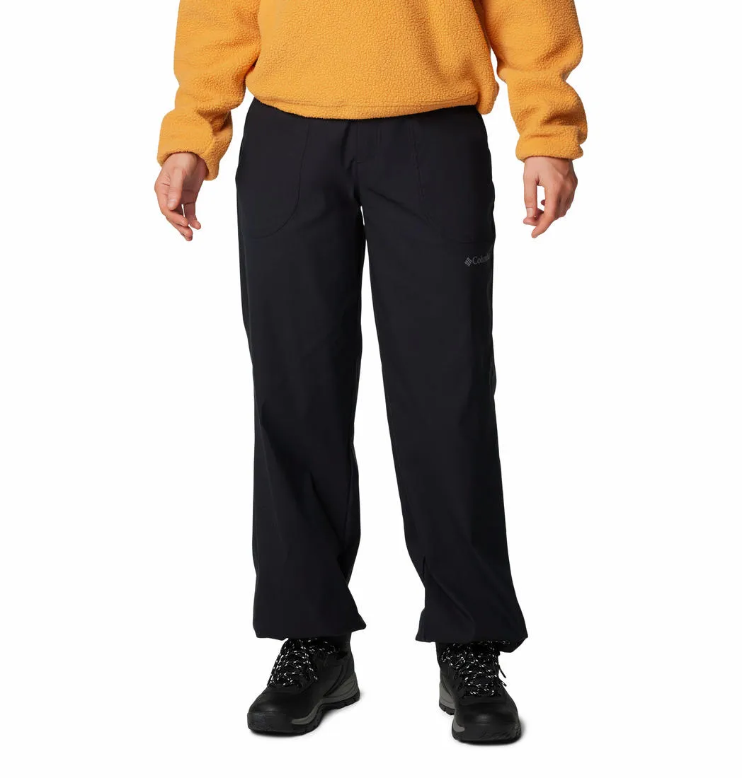 Columbia Women Black Brea Falls Nylon Pant (Sun Protection) Hiking Essentials Gym Capri