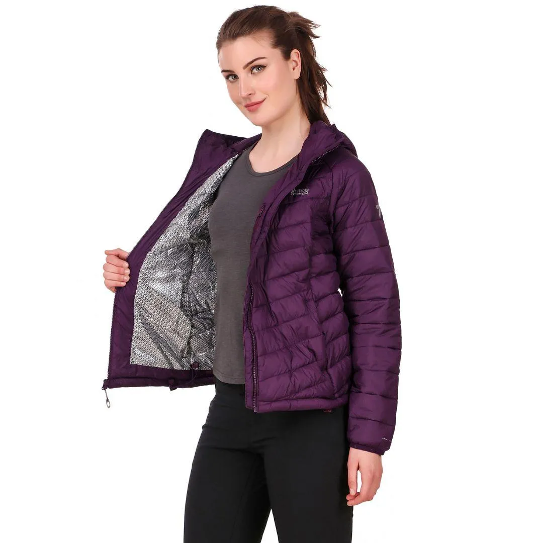 Light Protection Taped Seams Columbia Women Maroon Snow Country Hooded Jacket