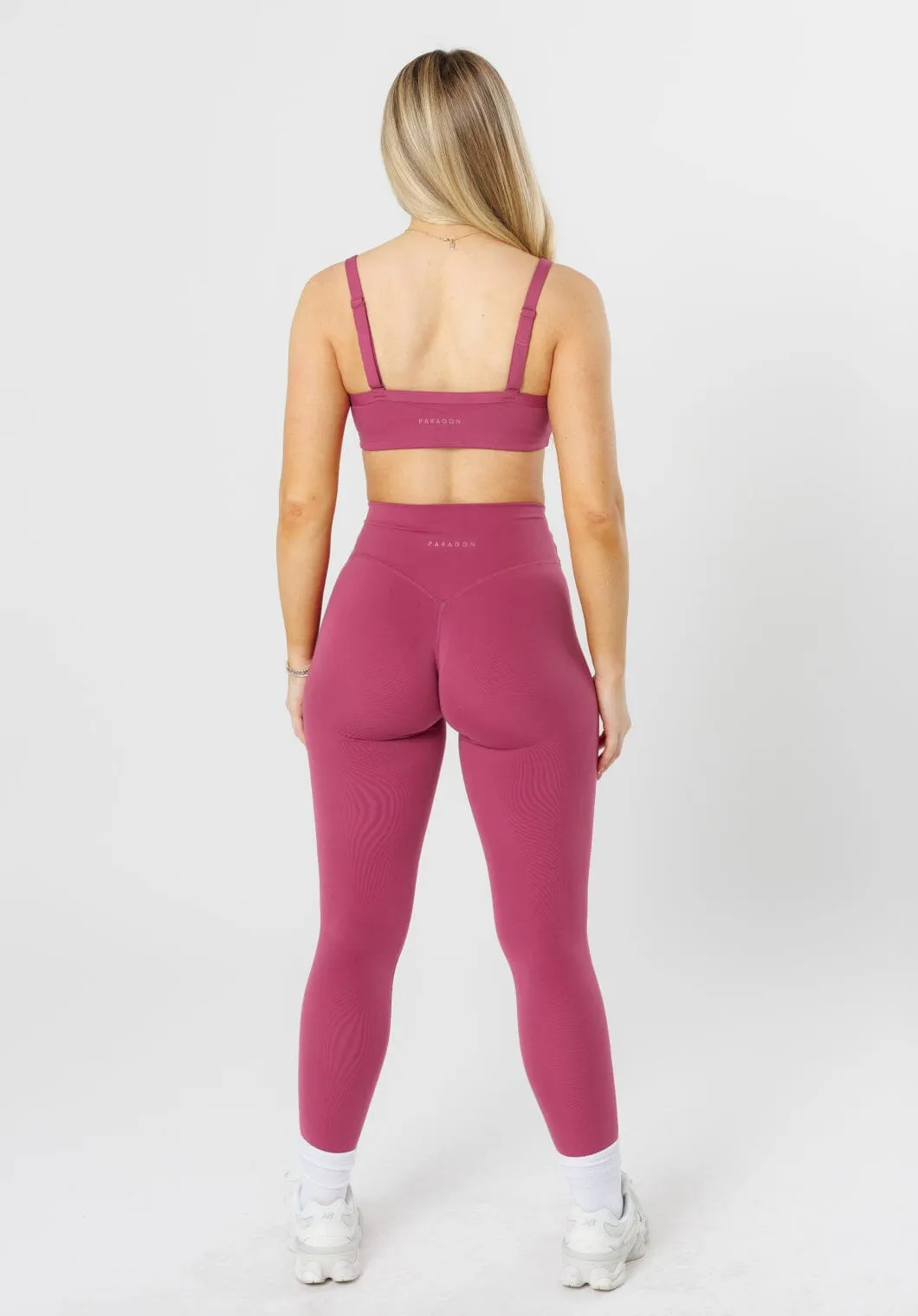 Athletic Wear Mesh Panel Outdoor Running Reluna Original Sculptseam? Plus Legging Raspberry