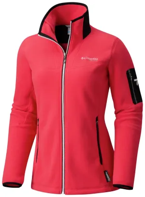 Columbia Women Red Titan Pass II 2.0 Fleece WeightDispersing Padding