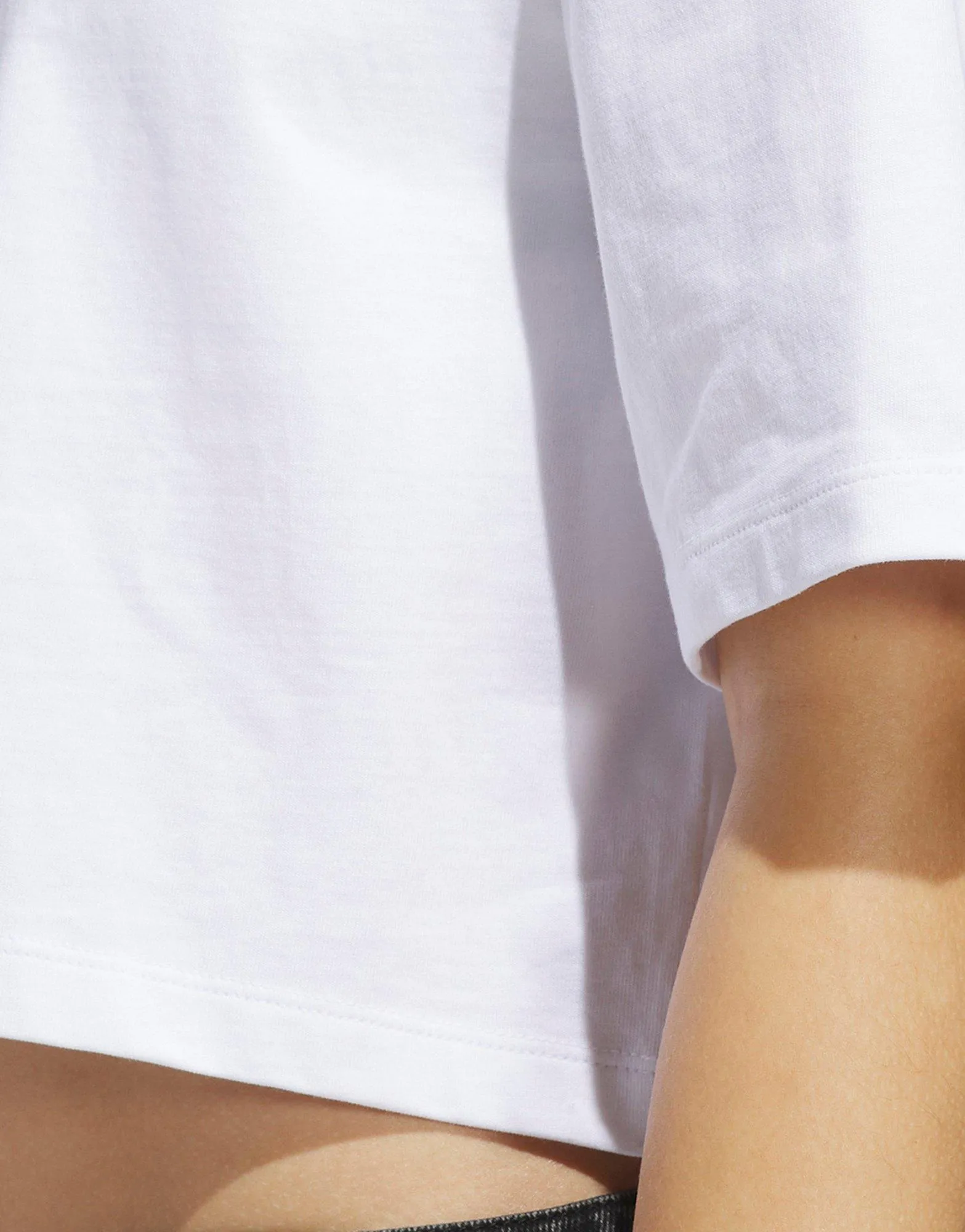 Essentials Crop T-Shirt Ethically Sourced Cotton Comfortable Touch