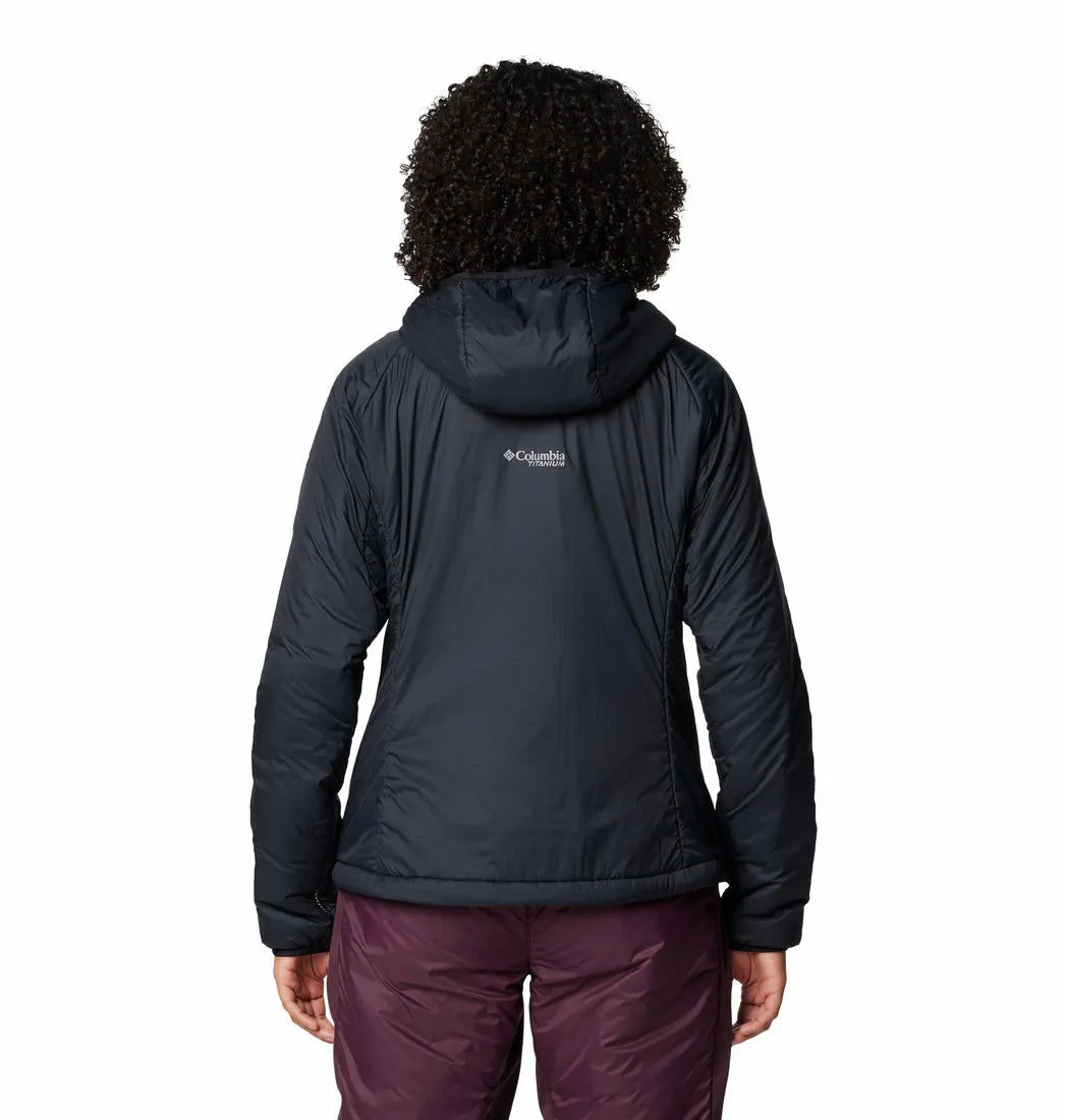 Chilly Shield Columbia Women Black Silver Leaf II Stretch Insulated Jacket