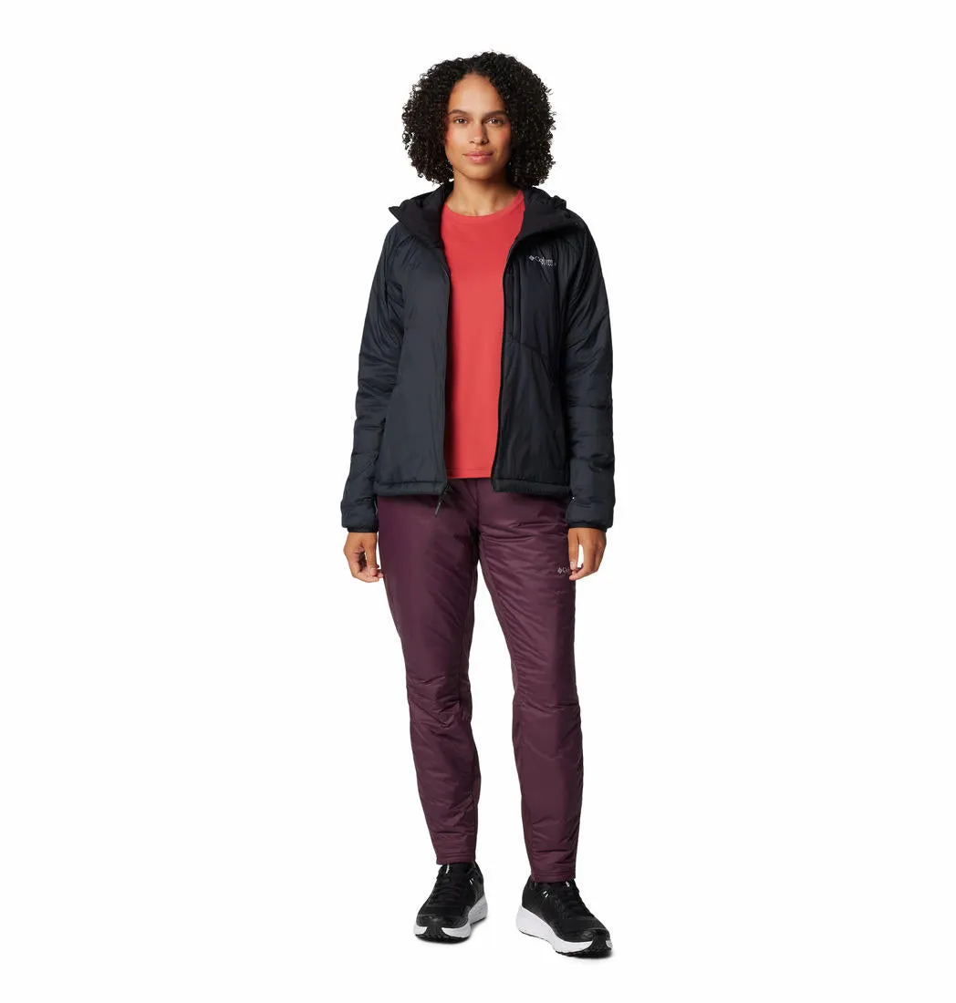 Columbia Women Black Silver Leaf II Stretch Insulated Jacket suitable for air sports Utility Piece
