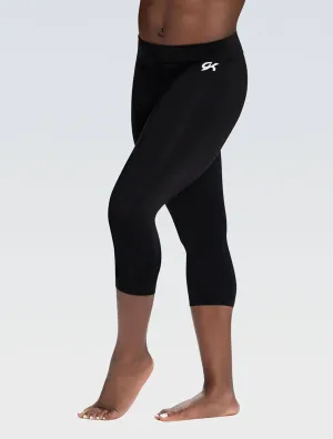 Black DryTech Capri Pants Comfy Fit Clean Lines