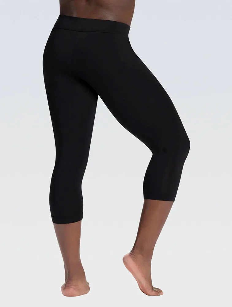 Lightweight Fit Black DryTech Capri Pants