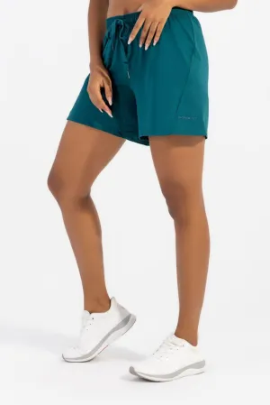 Functional Clothing Tear Resistant Weave Running Shorts Shaded Spruce