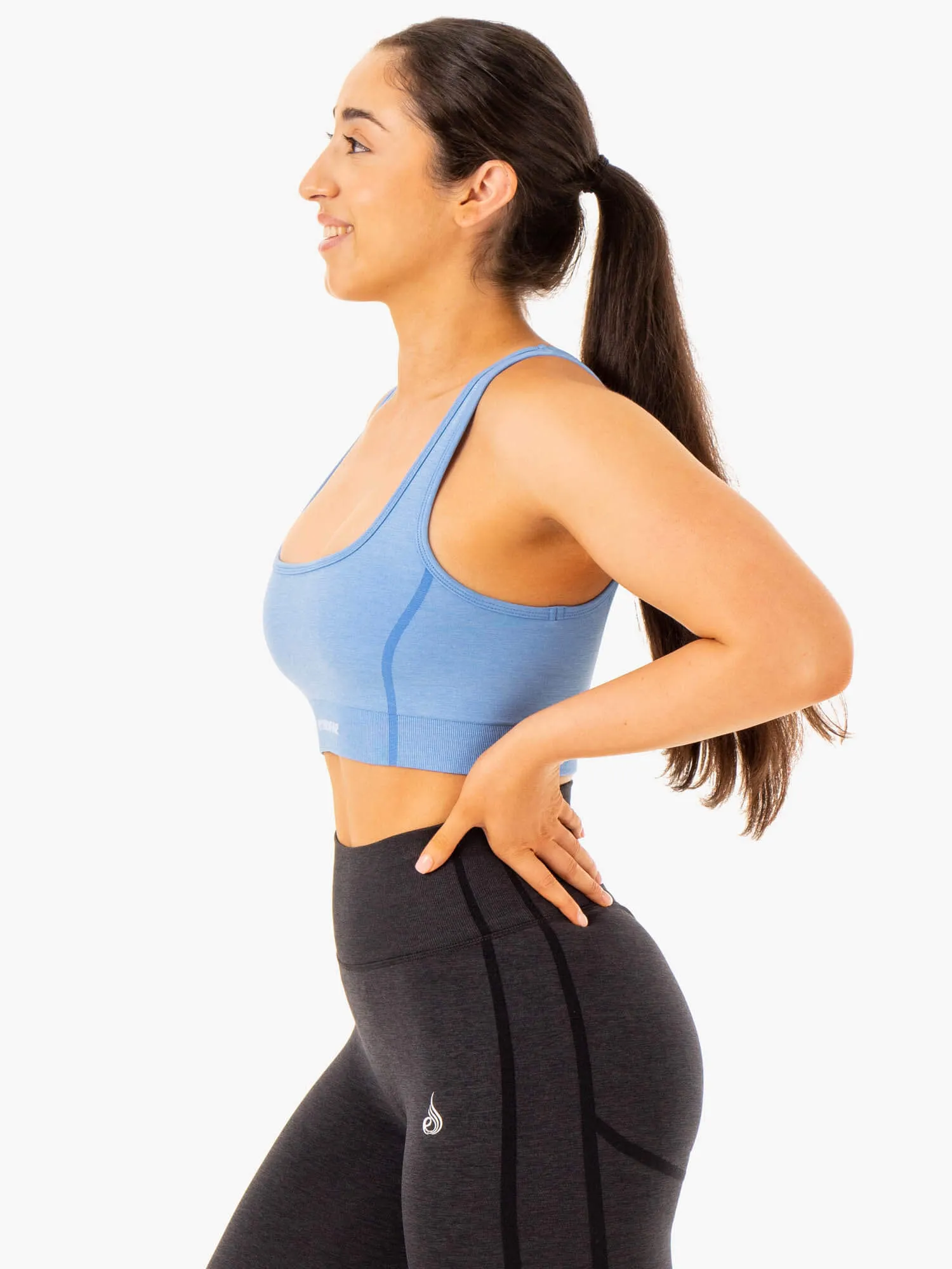 Dance lovers Enhance Seamless Sports Bra - Blue