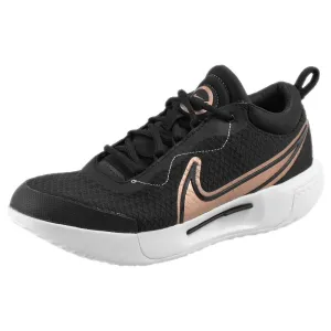 Nike Women's Court Zoom Pro - Black/Metallic Red Compression Molded Midsoles compression support