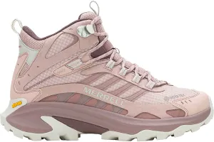 Merrell Moab Speed 2 Mid GORE-TEX Womens Walking Boots - Pink Ankle Collar Padding