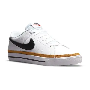 Women's Court Legacy Next Nature White/Black/Team Orange Comfort Cushion Secure