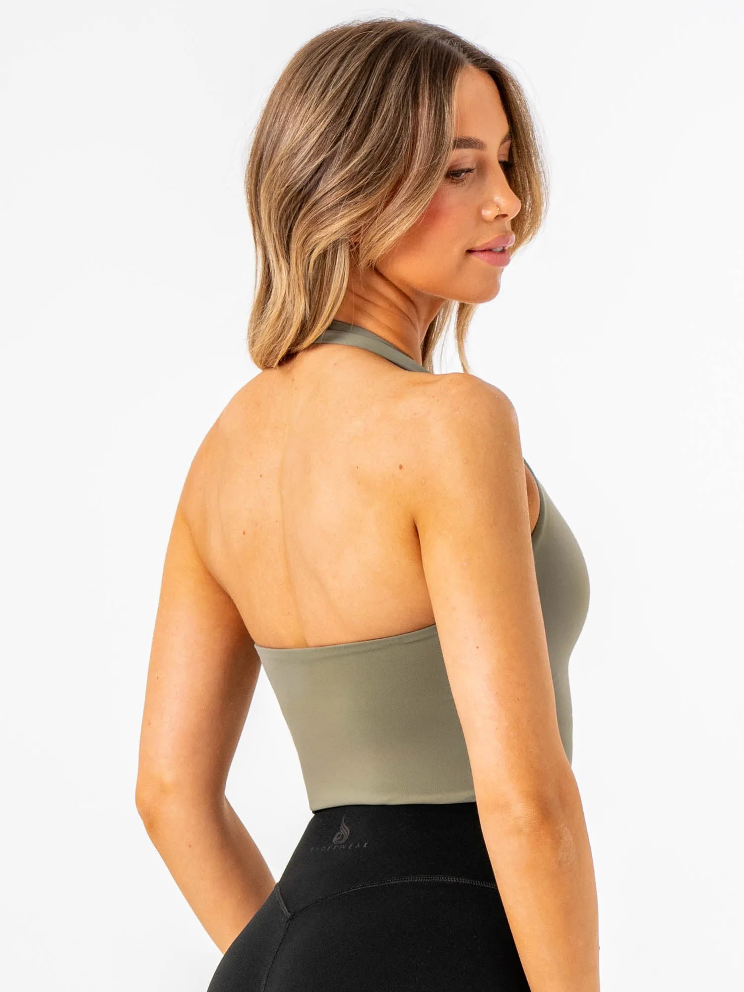 NKD Halter Tank - Desert Sage Loose fit seams Durable structure