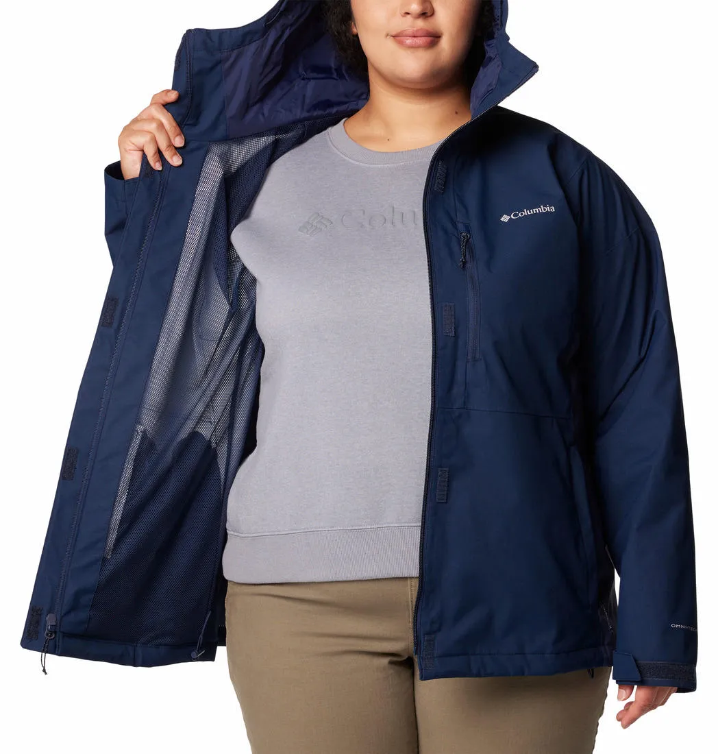 Hiking Ready Compression Friendly Fit Columbia Women Blue Hikebound II Jacket Waterproof