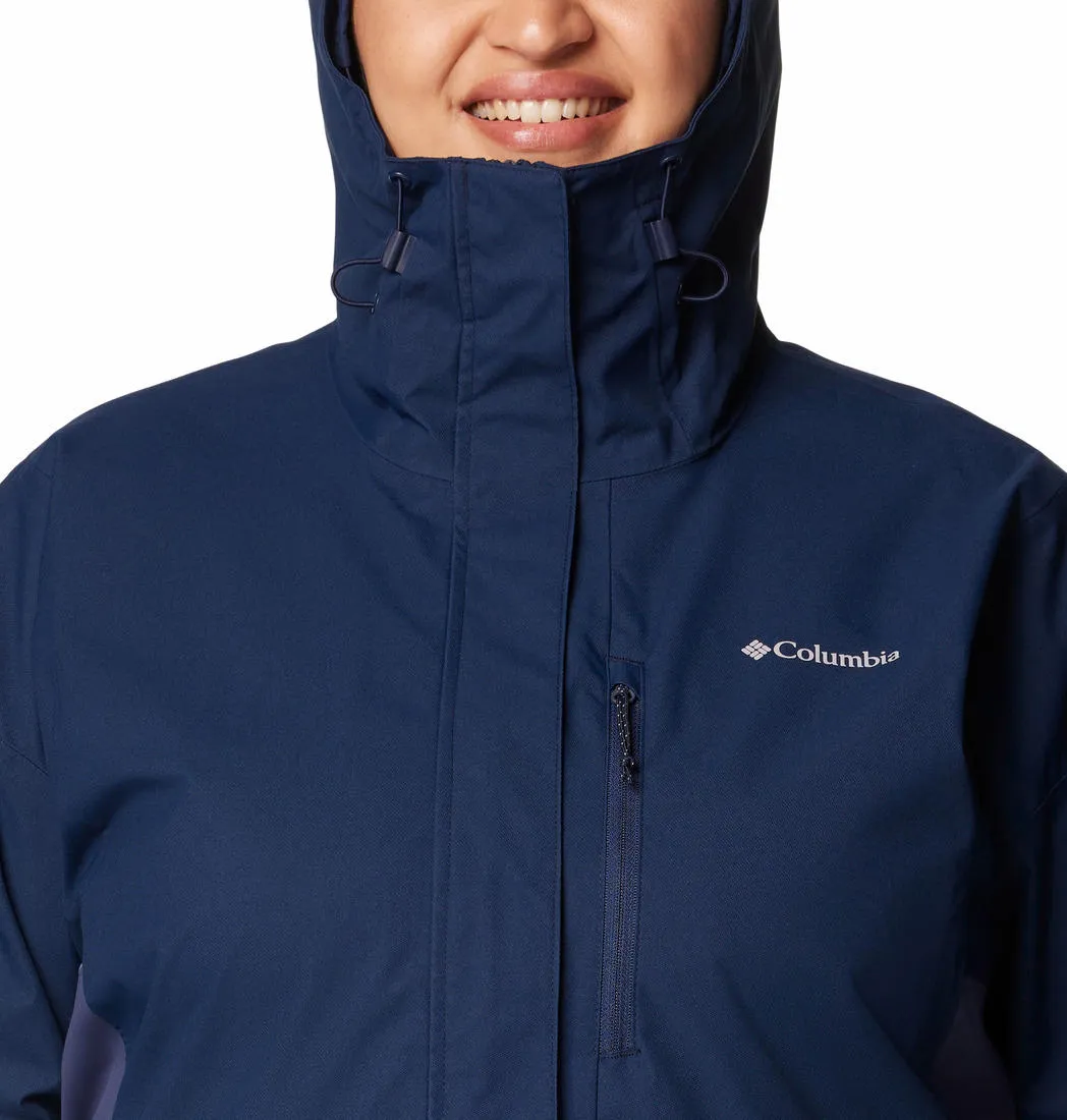 Columbia Women Blue Hikebound II Jacket Waterproof Streetwear Style Assessment