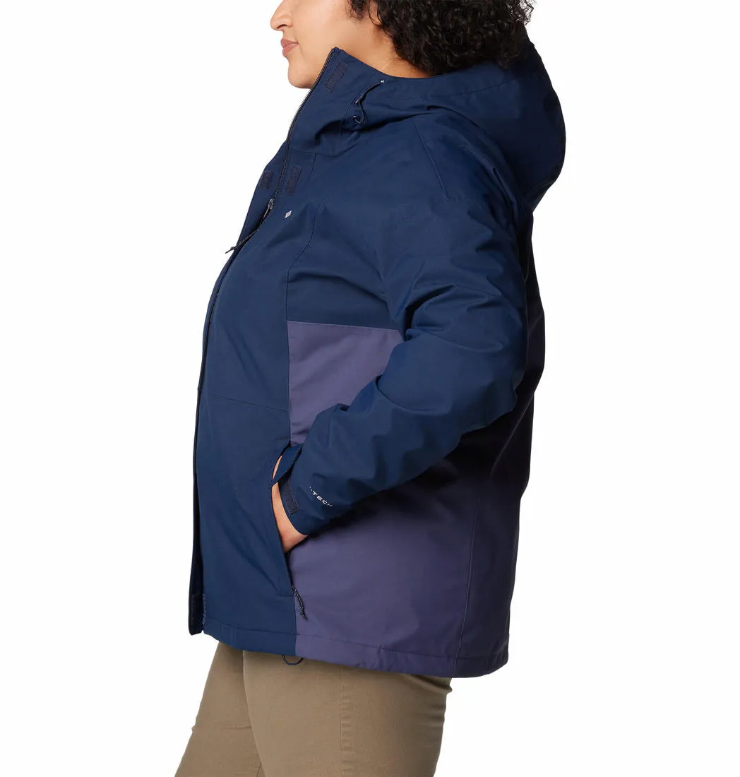 Easy Zip Columbia Women Blue Hikebound II Jacket Waterproof