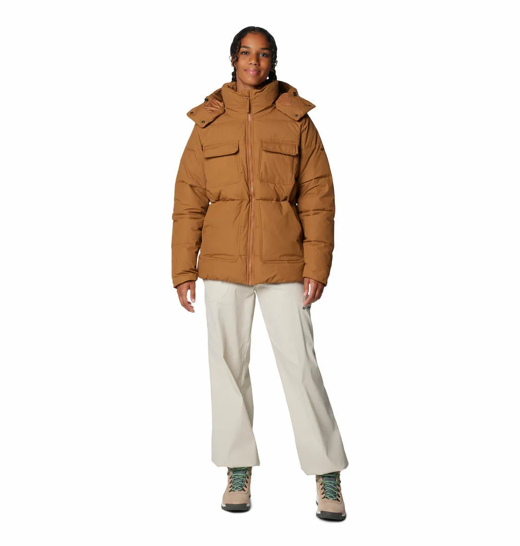 Columbia Women Brown Longhorn Ridge Insulated Jacket VentilatedPanels suitable for exercise