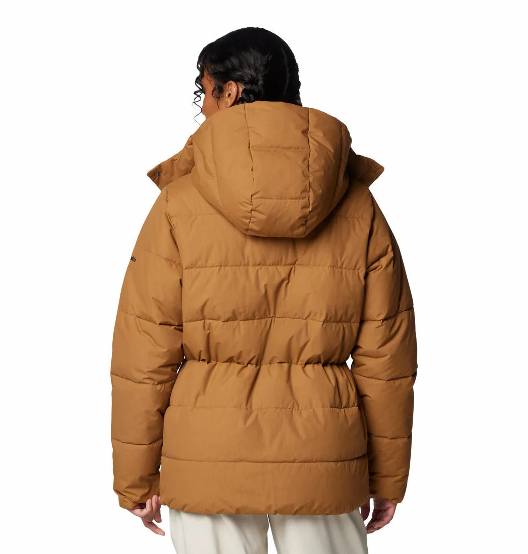 Fast Paced Silicone Grip Cuffs Columbia Women Brown Longhorn Ridge Insulated Jacket
