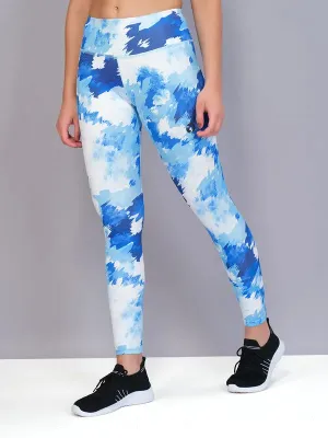 Women Printed Slim Fit Tights with TECHNO COOL Evening Walk Unisex Style