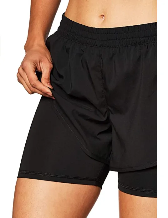 Puma Pantaloncino da corsa 2 in 1 Run Short W 521072 01 black camisole