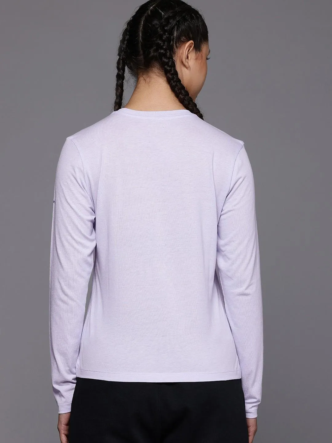 Indoor Comfort Floral freshness Columbia Women Purple Columbia Trek Relaxed LS Tee