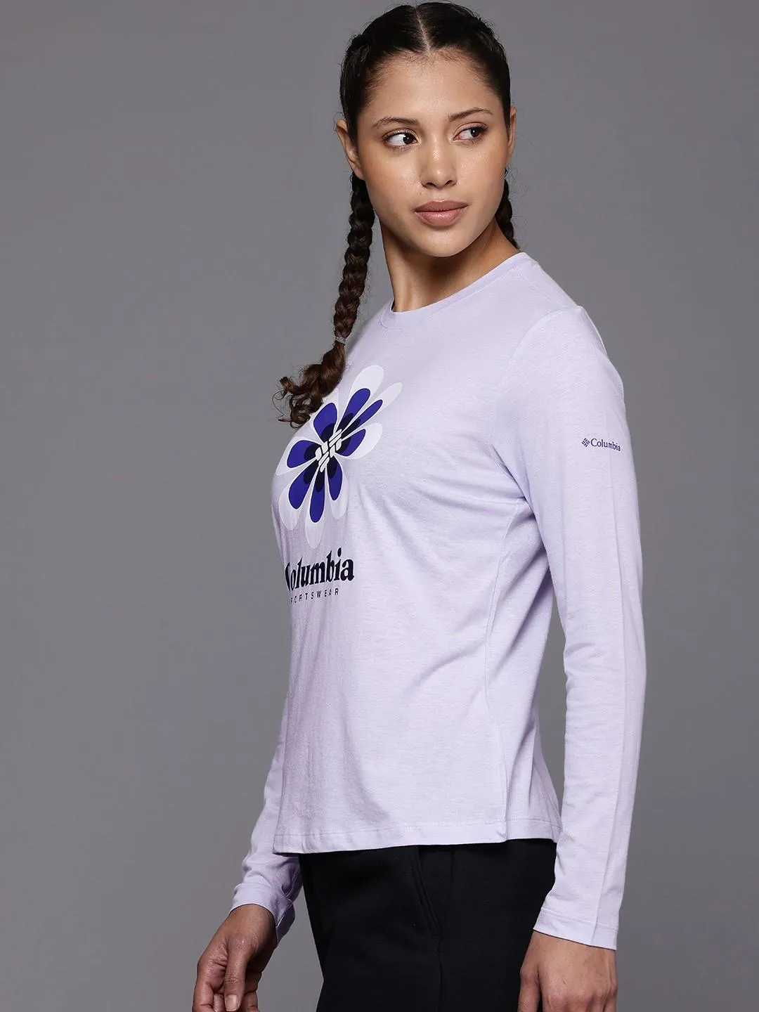 Bohemian freedom Perfect Layering Columbia Women Purple Columbia Trek Relaxed LS Tee