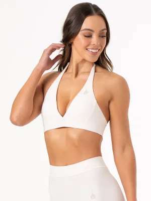 Pink NKD Halter Bra - Ivory