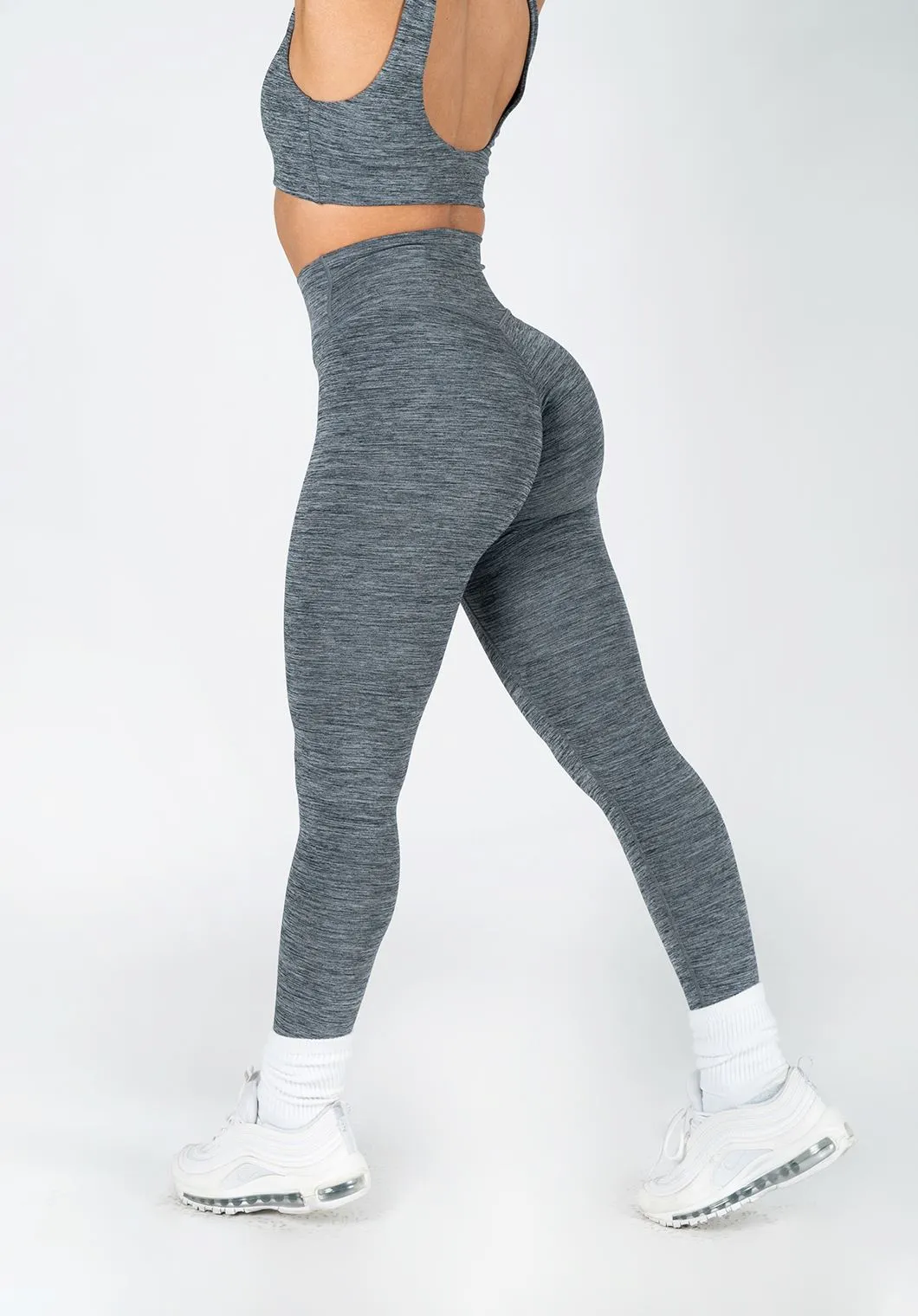 Reluna Spacedye Original Sculptseam? Legging Grey Static Fashionable Fit Non See Pilates Session