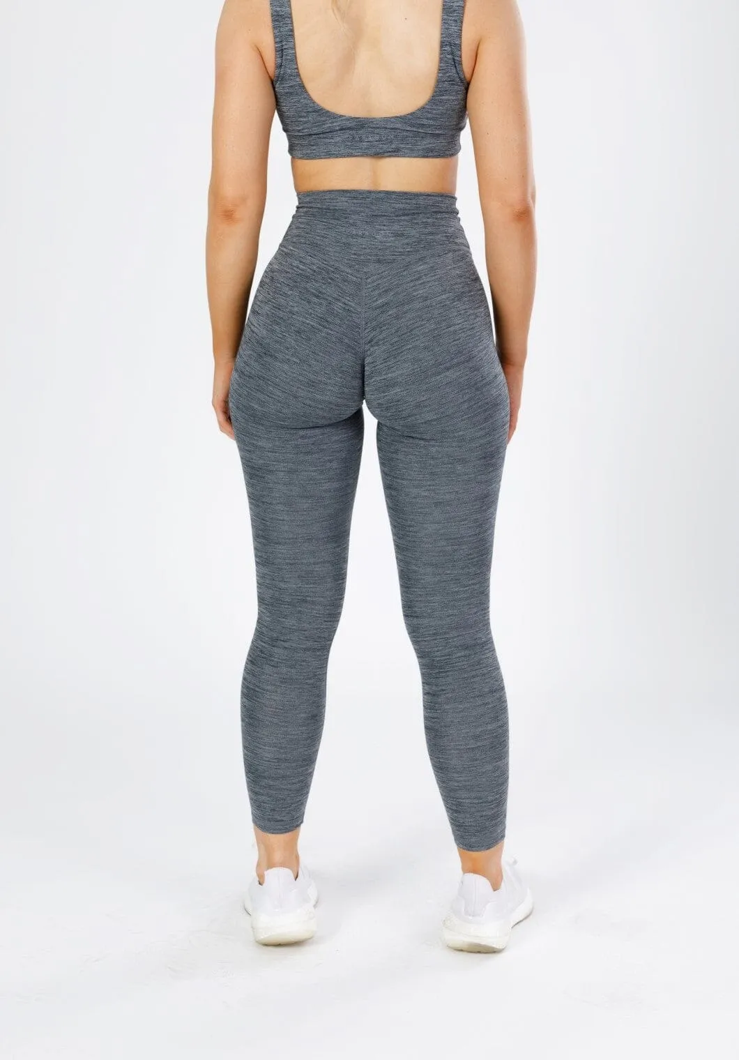 Reluna Spacedye Original Sculptseam? Legging Grey Static Breathable Fabric Morning Stretch Home Lounge