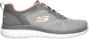 Multidirectional Traction Grip Quick Motion Skechers Bountiful Womens Training Shoes - Grey