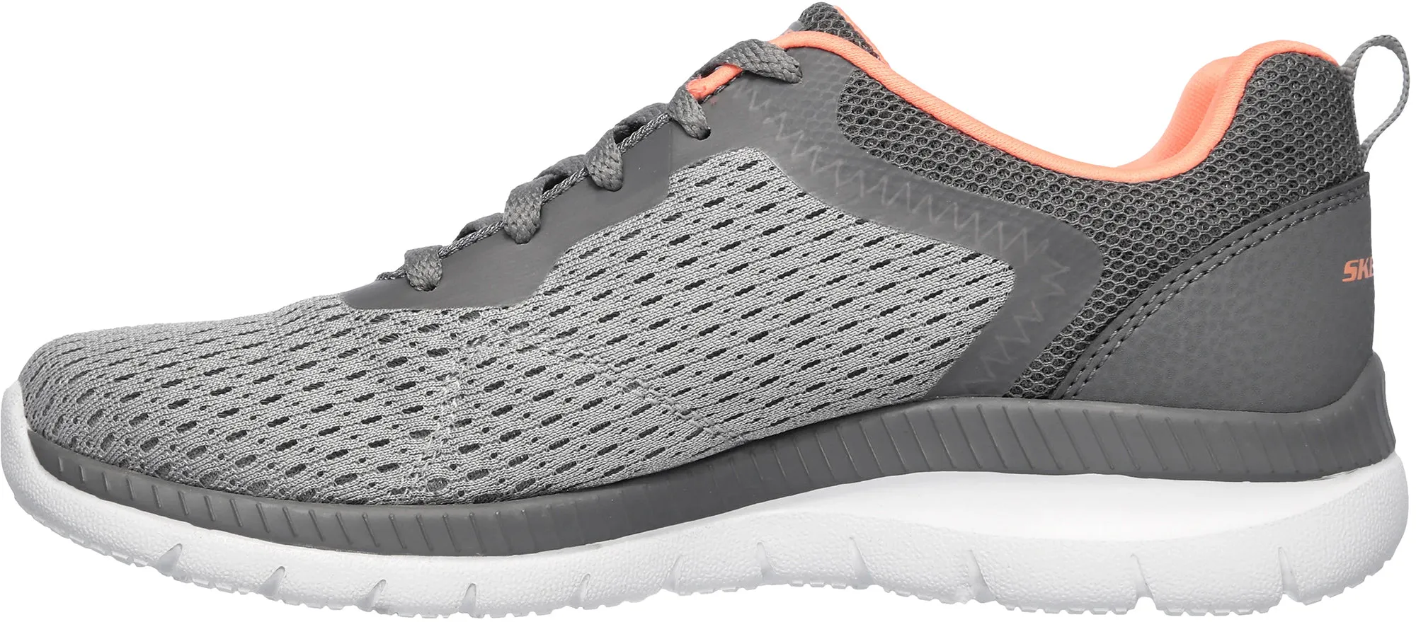 Skechers Bountiful Womens Training Shoes - Grey Dream Walk Gift Easy