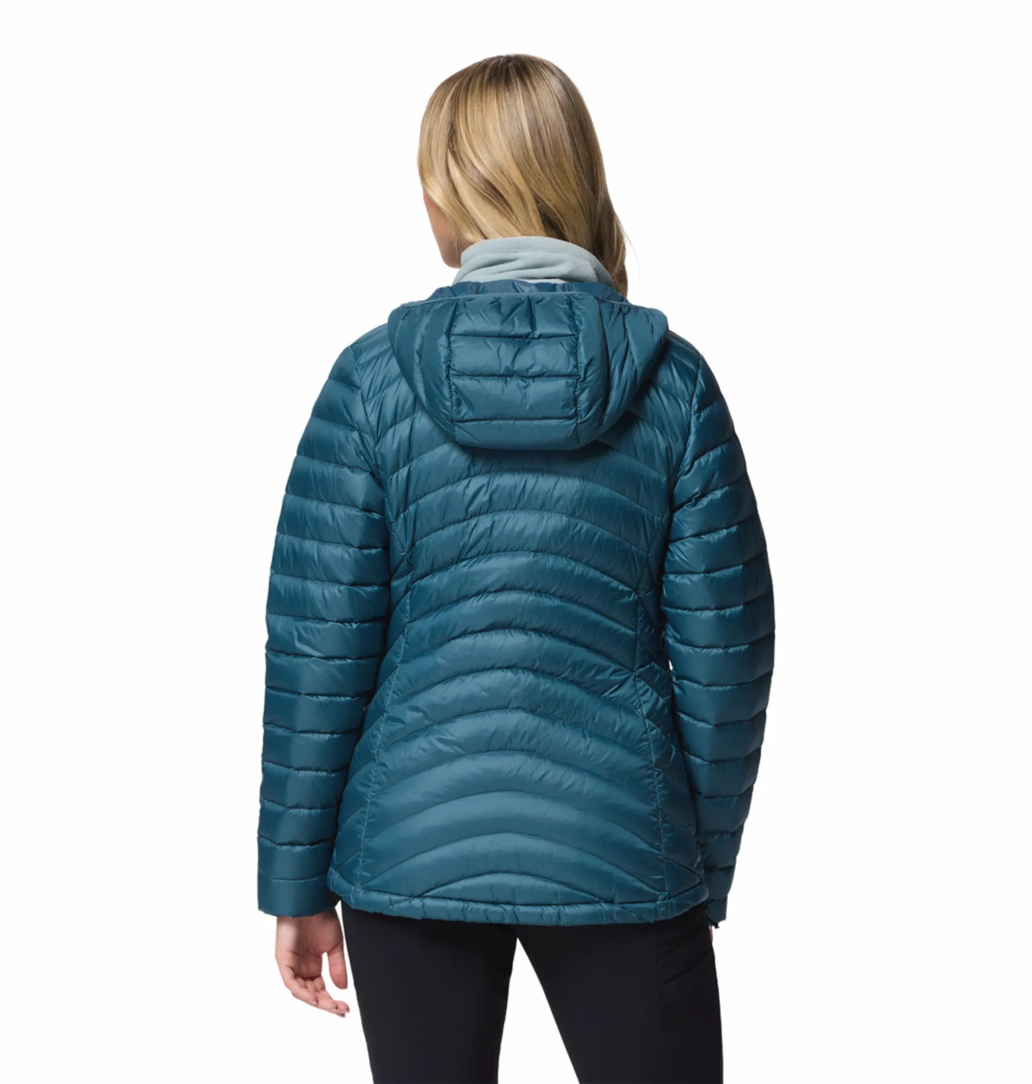 Noise Free Movement Columbia Women Teal OmniShield Corelite Down Jacket