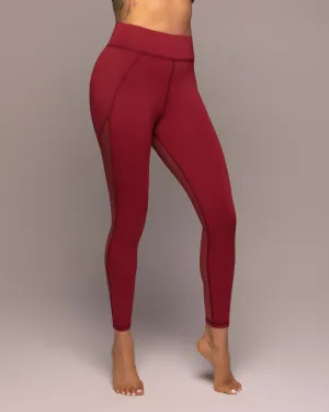 Soft Touch Travel Enthusiast No Shrink Material Revue Mesh Legging