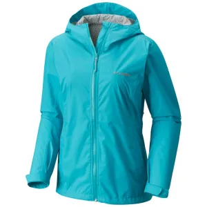 Columbia Women Yellow EvaPOURation Jacket Waterproof Alternative