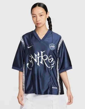 Street Smart Look Graphic Jersey Top