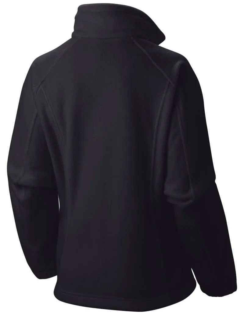 Columbia Women Black Benton Springs Full Zip Classic Comfort Preserve