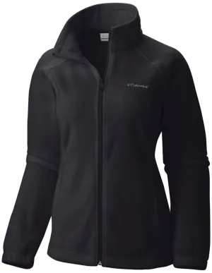 Columbia Women Black Benton Springs Full Zip Chilly Day warm material