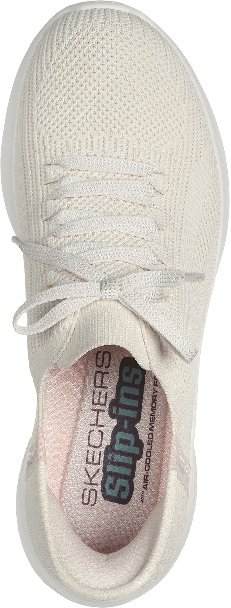 Slip Resistant Traction Skechers Ultra Flex 3.0 Brilliant Path Womens Training Shoes - Natural