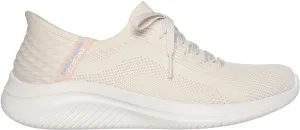 Media Pop Beach Vibe Skechers Ultra Flex 3.0 Brilliant Path Womens Training Shoes - Natural