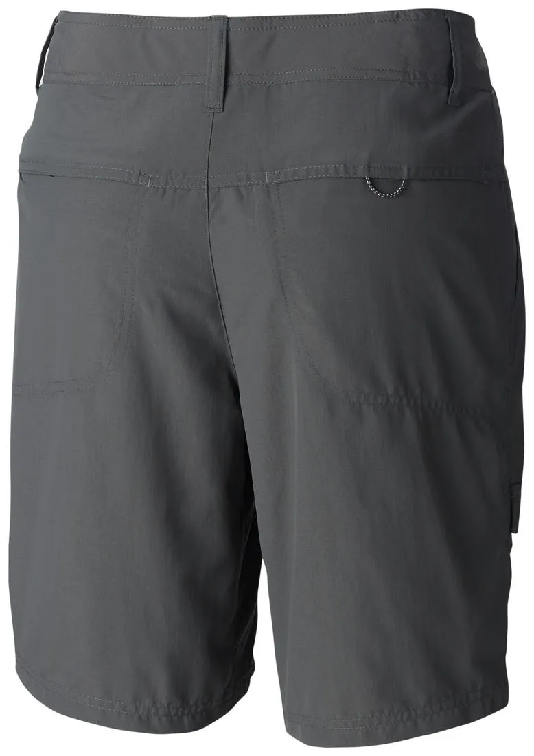 Columbia Women Grey Silver Ridge Short (Sun Protection) Chill Look Stretch performance