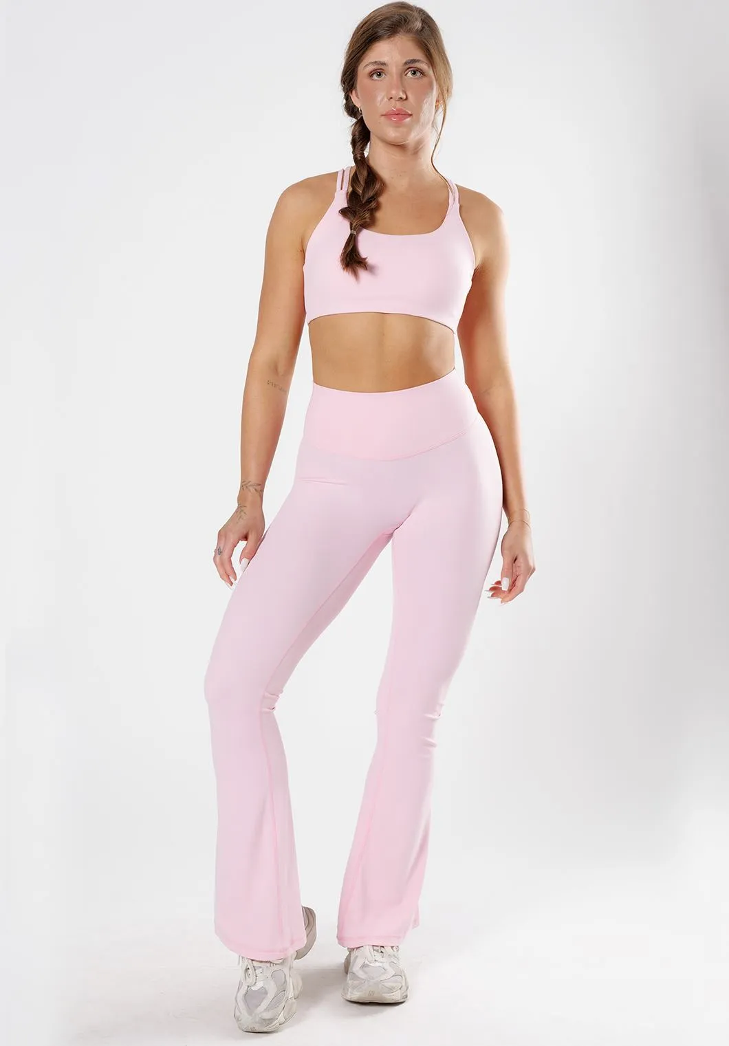 Active Stretch RecStretch Original Sculptseam? Plus Essential Flare Legging 34" Pink Opal