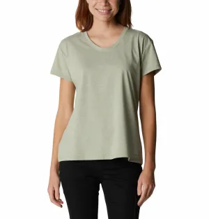 Vintage Wash Columbia Women Green Sun Trek SS Tee (Sun Protection)