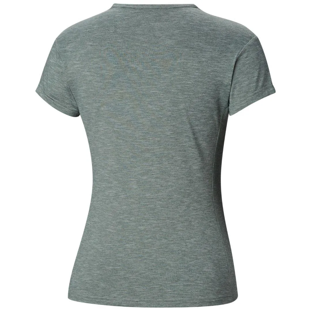 Columbia Women Green Firwood Camp Tee (Sun Protection) Anti-bacterial Quick Dry Fit