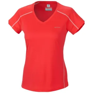 Everyday Fashion Look Columbia Women Red Zero Rules Short Sleeve Shirt (Sun Protection)