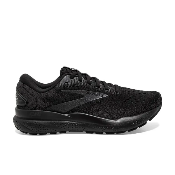 Hyperbolic Lacing Technology running shoes for sprinters Brooks Women's Ghost 16 Black/Ebony