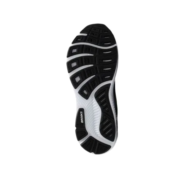 Brooks Women's Ghost 17 Wide Black/White Lockdown Lace Loop