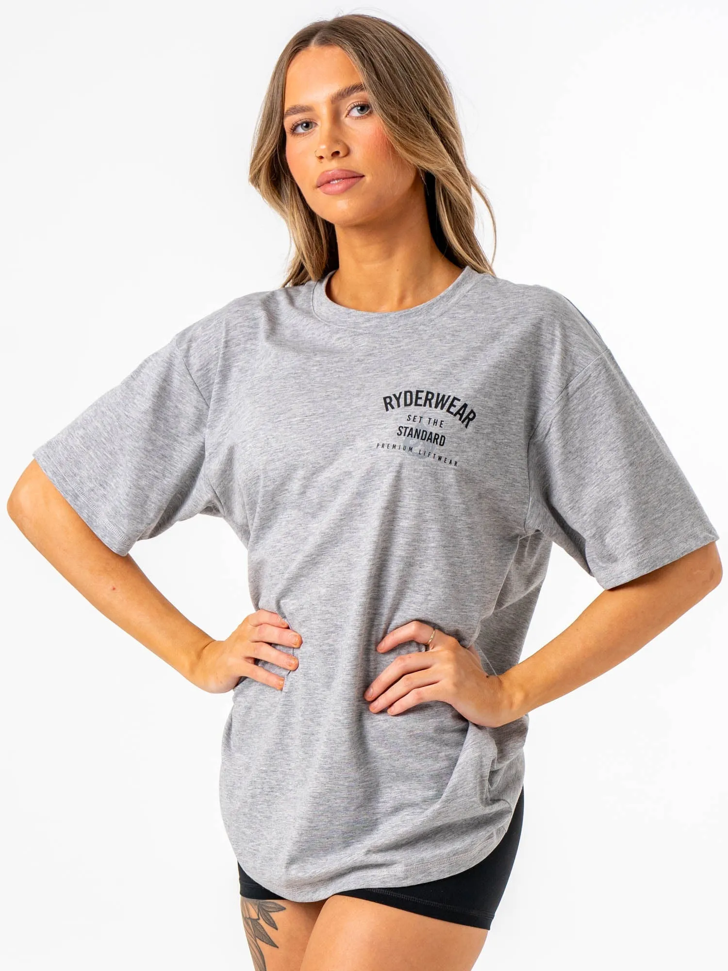 Ethically Sourced Material Legacy T-Shirt - Grey Marl