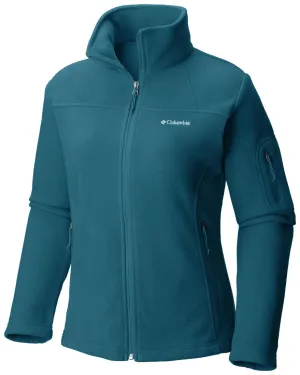 Hyperguard Water Resistance Fast Zip Columbia Women Blue Fast Trek II Full Zip Fleece Jacket