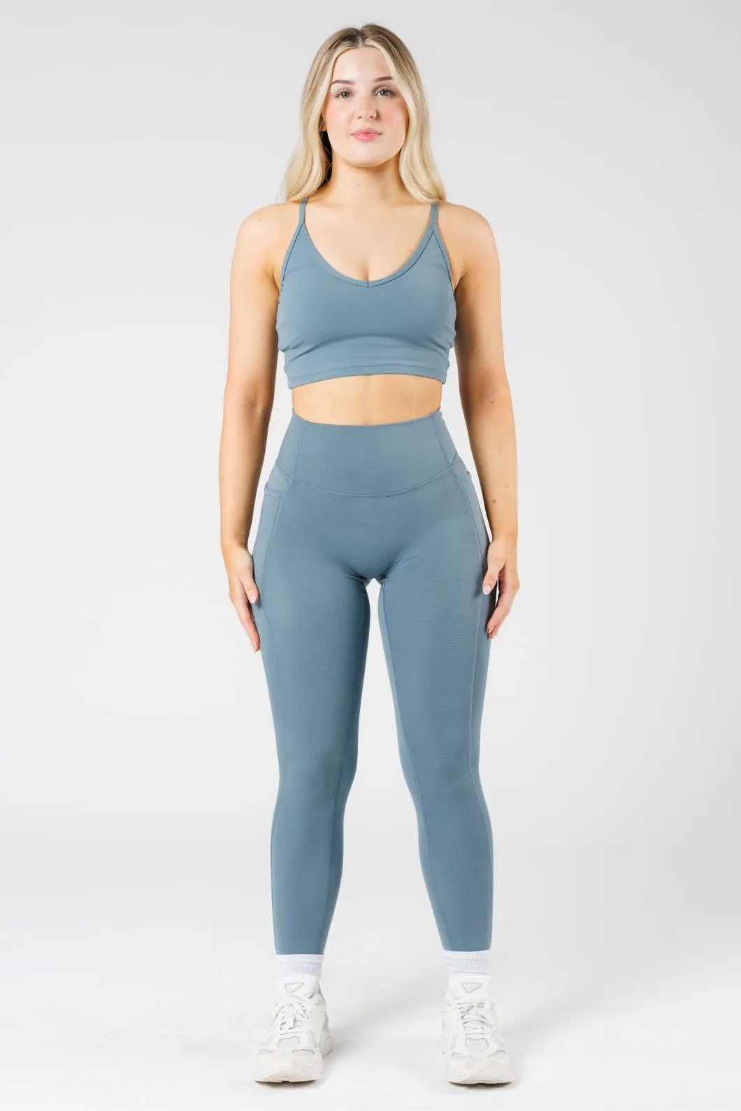 Reluna Empower Sculptseam? Plus Pocket Legging Slate Shape Retain Outdoor Lover